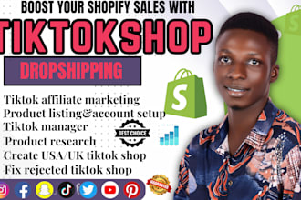 fix tik tok shop,tiktok shop setup,tik tok shop dropshipping marketing manager
