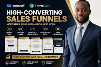 create samcart thrivecart, samcart ai page, samcart landing page, online course