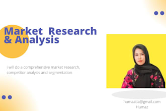 do market segmentation and analysis of your product with competitors