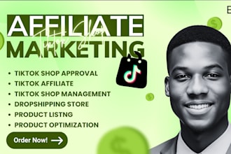 create my tiktok shop affiliate marketing shopify dropshipping business supplier