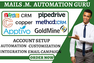 setup zoho crm pipedrive agile crm copper apptivo sage crm goldmine method crm