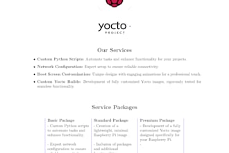 your raspberry pi embedded systems expert yocto rpi network design