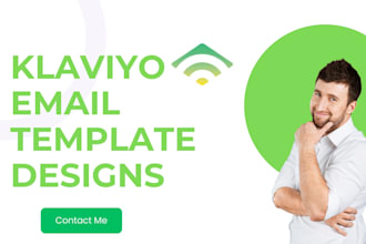 design a custom and responsive klaviyo email designs