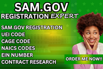register you on sam, obtain uei and cage code for government contract