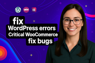 fix wordpress errors, critical woocommerce issues, fix bugs
