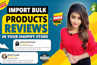 import bulk reviews or product reviews in shopify store