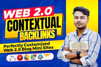 do get high domain authority web20 backlinks customized done for you