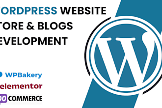 design responsive wordpress website, landing page or blog