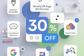 provide my special monthly offpage seo package