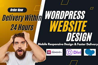 build a responsive, custom wp website thats mobile friendly and SEO optimized