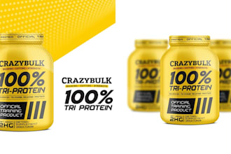 do attractive product label design, bottle label and packaging box design