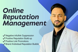 online reputation management, ORM, positive reputation build