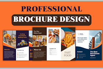 design corporate brochure catalog company profile lookbook annual report booklet