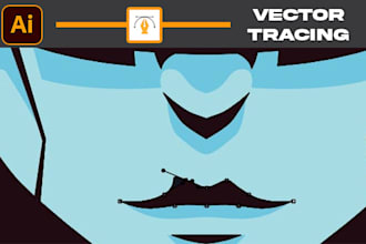 do vector tracing, redesign and clean up logo perfectly