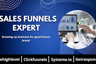design sales funnel in gohighlevel, systeme io, clickfunnels, getresponse, ghl