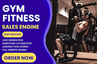 setup gym fitness crm gym fitness leads build gym landing page gym website