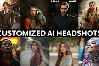create customized ai headshot and portraits from your selfies