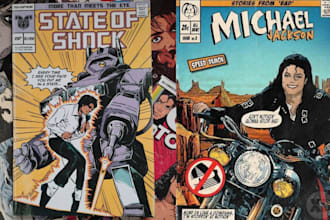 draw a retro vintage comic illustration