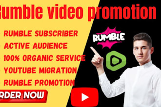 do USA rumble channel growth, rumble followers video promotion