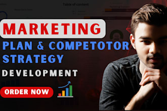 develop marketing plan and competitor strategy for your brand