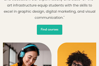 develop education website and android app