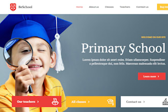 design a professional school website education website