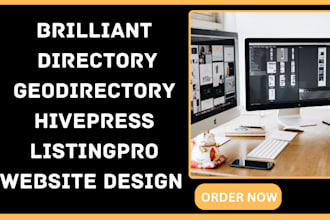 design brilliant directory website geodirectory hivepress listingpro website