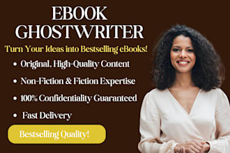 be german ebook ghostwriter, non fiction KDP ghost book writer, cookbook writer