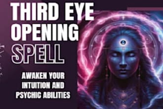 cast permanently third eye actvation break famly curse home blessing spel, karma