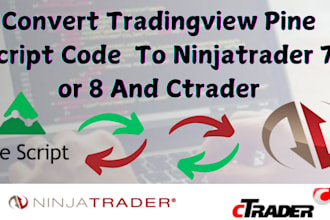 convert tradingview pine script code to ninjatrader,  7 or 8, mt4,mt5, ctrader
