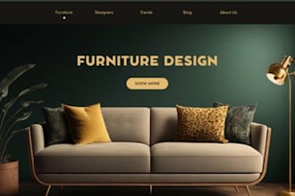 design interior design shopify store home decor website woodwork furniture store
