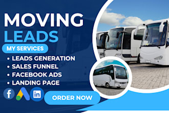 generate moving leads moving company leads moving logistics leads website leads