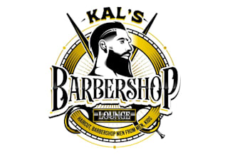 design high quality barbershop logo with creative concepts