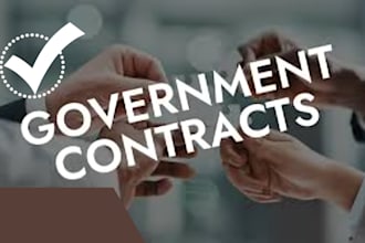 write rfp rfq proposal, government contract research samgov winning bid proposal