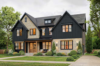 do 3d house exterior design, interior design and 3d rendering
