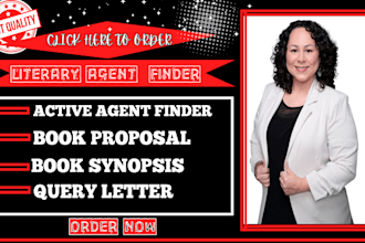 find you top active literary agent for movie script, children book, screenplay