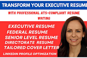 write executive resume writing federal resume service cover letter in 24hrs