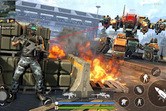 develop 3d game shooting game action game fighting unity game