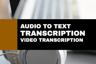make a quality video transcription audio to text from podcast