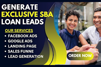 business loan lead sba loan lead mca loan payday loan loan approval landing page