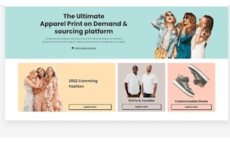design print on demand clothing store shopify store fashion website printify