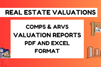 do accurate arv, comps, real estate valuation reports