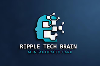design mental health, wellness, yoga, medical, coaching logo