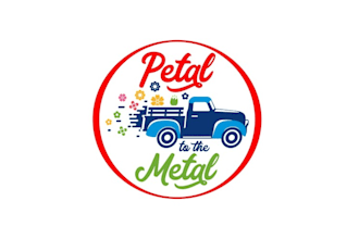 design fun fast flower delivery logo