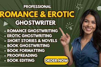 romance novel writing romance ghostwriter fantasy fiction writing erotic writer