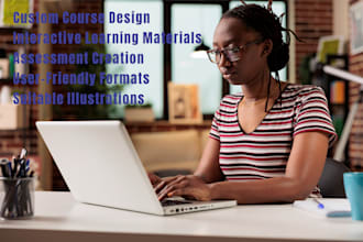 write online course, ebook, lesson  and content plans