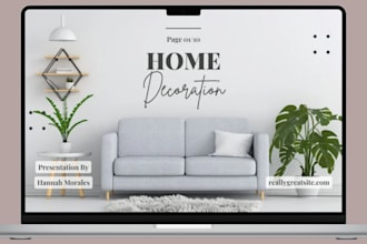 design shopify home décor store furniture store home décor website