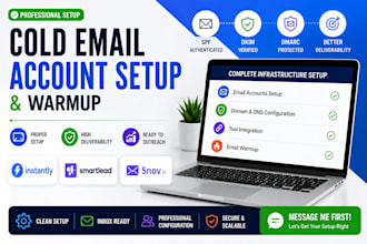 setup cold email accounts for instantly ai, smartlead