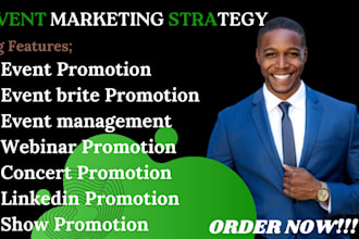 do event promotion, event setup event ads, event marketing, webinar marketing