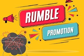 do organic rumble channel and video promotion with google ads to boost views